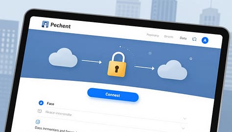 A detailed illustration of a digital petition platform homepage, showcasing important elements of data handling and minimization. In the foreground, display a computer screen with a clear view of user-friendly interface elements such as buttons for data consent and privacy settings. In the middle ground, depict abstract representations of data flow—like stylized clouds and secure locks—symbolizing data protection. The background should feature an abstract, blurred city skyline to imply an urban activist environment. Use soft, professional lighting to create a calm atmosphere, and employ a slightly elevated angle for perspective. Ensure the overall mood reflects security, trust, and empowerment in the context of digital activism. A detailed illustration of a digital petition platform homepage, showcasing important elements of data handling and minimization. In the foreground, display a computer screen with a clear view of user-friendly interface elements such as buttons for data consent and privacy settings. In the middle ground, depict abstract representations of data flow—like stylized clouds and secure locks—symbolizing data protection. The background should feature an abstract, blurred city skyline to imply an urban activist environment. Use soft, professional lighting to create a calm atmosphere, and employ a slightly elevated angle for perspective. Ensure the overall mood reflects security, trust, and empowerment in the context of digital activism.